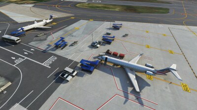 KDCA Ronald Reagan Washington National Airport - Microsoft Flight Simulator screenshot