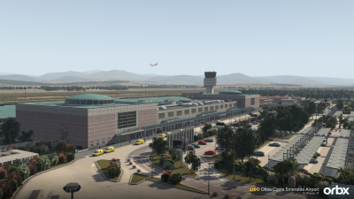 LIEO Olbia Costa Smeralda Airport - X-Plane 11 screenshot