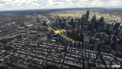 EA-7 Edgley Optica - Microsoft Flight Simulator screenshot