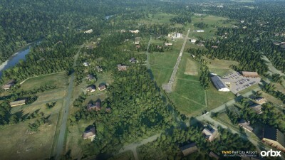 1WA6 Fall City Airport - Microsoft Flight Simulator screenshot