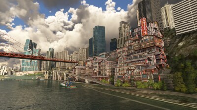 SamScene3D Chongqing Magic City 8D screenshot