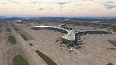 ZUCK Chongqing Magic City & Airport - Microsoft Flight Simulator screenshot
