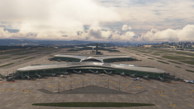 ZUCK Chongqing Magic City & Airport - Microsoft Flight Simulator screenshot