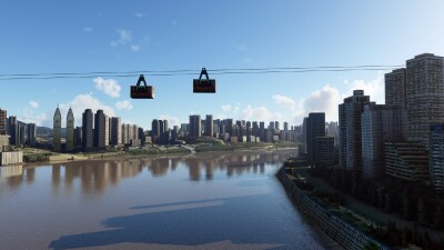 ZUCK Chongqing Magic City & Airport - Microsoft Flight Simulator screenshot