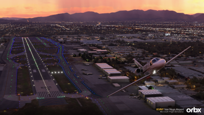 KVNY Van Nuys Airport - Microsoft Flight Simulator screenshot