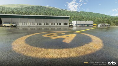 ENSG Sogndal Haukåsen Airport - Microsoft Flight Simulator screenshot