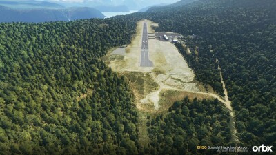 ENSG Sogndal Haukåsen Airport - Microsoft Flight Simulator screenshot