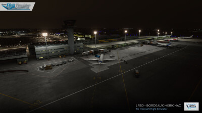 LFBD Bordeaux Merignac - Microsoft Flight Simulator screenshot