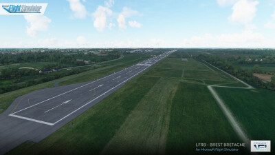 LFRB Brest Bretagne - Microsoft Flight Simulator screenshot