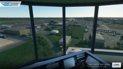 LFRB Brest Bretagne - Microsoft Flight Simulator screenshot