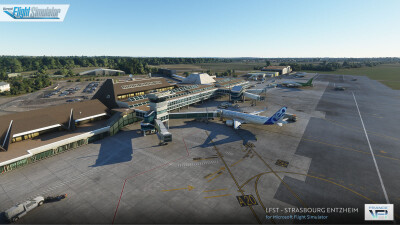 LFST Strasbourg Entzheim - Microsoft Flight Simulator screenshot