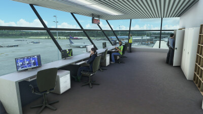 EPKK John Paul II International Airport - Microsoft Flight Simulator screenshot
