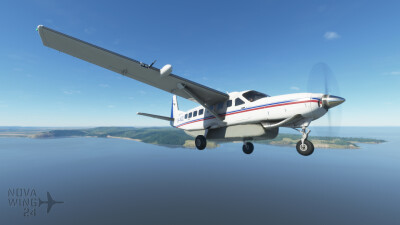 Novawing24 Cessna 208B RFDS VH-NQD Livery screenshot