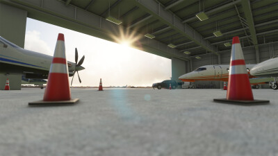 KPWK Chicago Executive Airport - Microsoft Flight Simulator screenshot