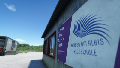 LSZN Hausen am Albis Airport - Microsoft Flight Simulator screenshot