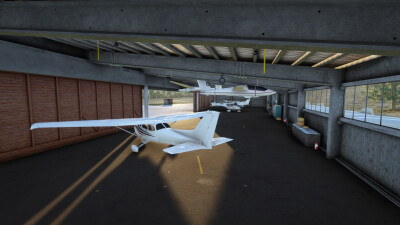 LSZN Hausen am Albis Airport - Microsoft Flight Simulator screenshot