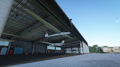 LSZN Hausen am Albis Airport - Microsoft Flight Simulator screenshot