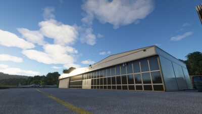 LSZN Hausen am Albis Airport - Microsoft Flight Simulator screenshot