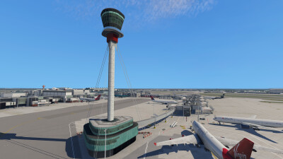 EGLL Heathrow Airport - X-Plane 11 screenshot