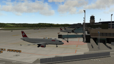 LSZH Zurich Airport - X-Plane 11 screenshot