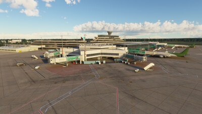 EDDK Cologne Bonn Airport - Microsoft Flight Simulator screenshot