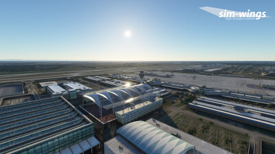 EDDM Munich Airport - Microsoft Flight Simulator screenshot