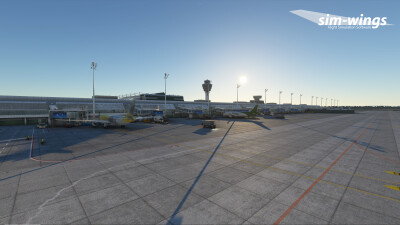 EDDM Munich Airport - Microsoft Flight Simulator screenshot