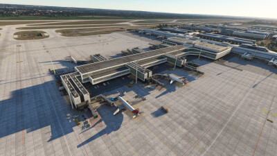 EDDM Munich Airport V2 - Microsoft Flight Simulator screenshot