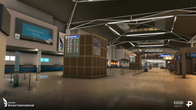 EGGD Bristol International Airport - Microsoft Flight Simulator screenshot