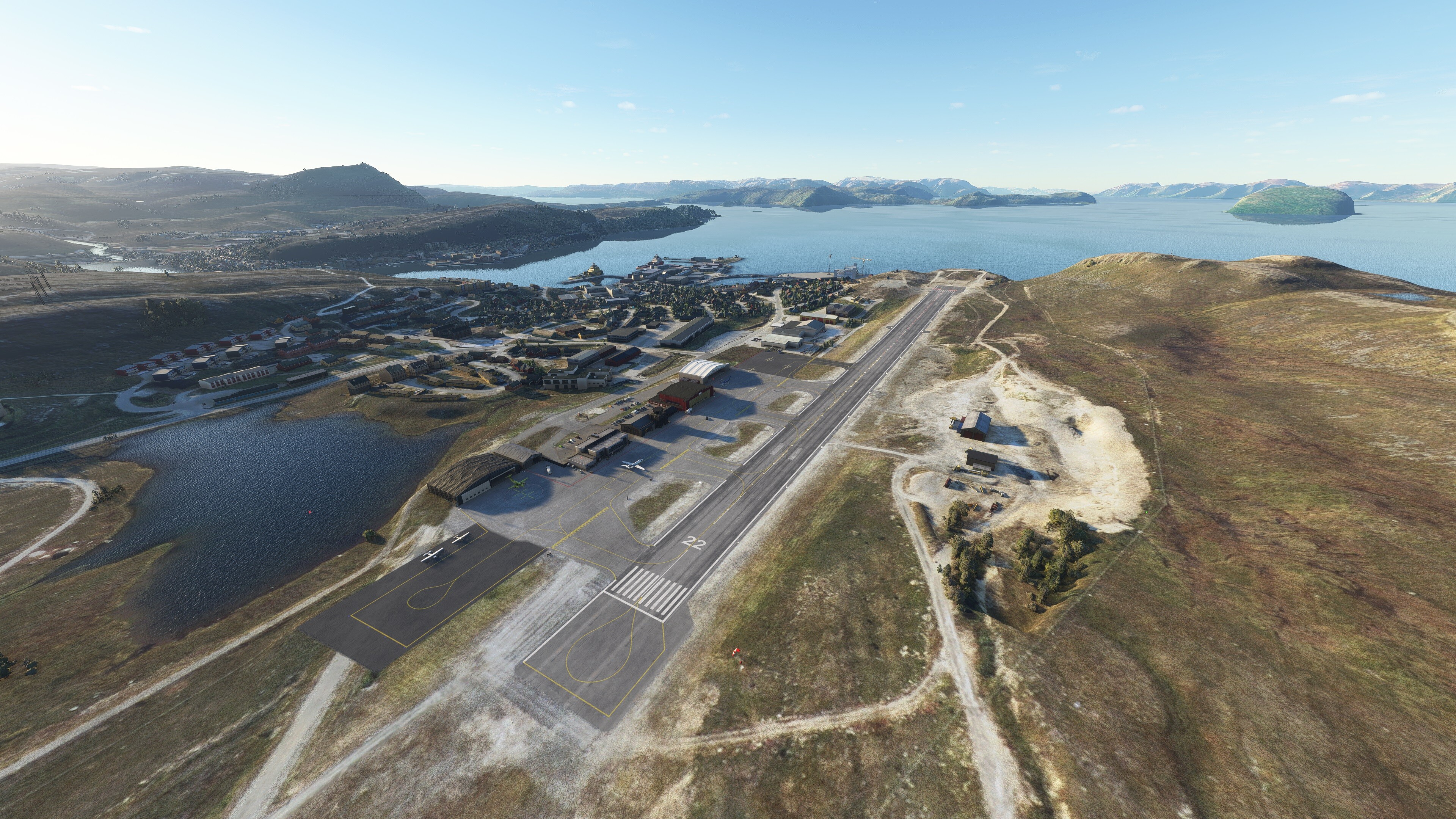 ENHF Hammerfest Airport - Microsoft Flight Simulator