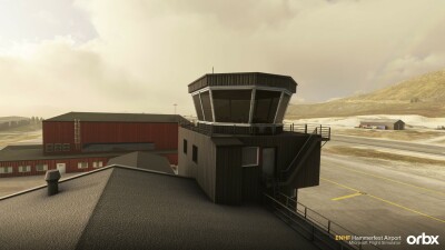 ENHF Hammerfest Airport - Microsoft Flight Simulator screenshot
