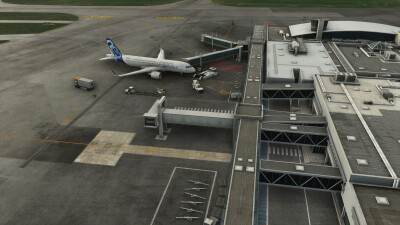 LFRS Nantes Atlantique International Airport - Microsoft Flight Simulator screenshot