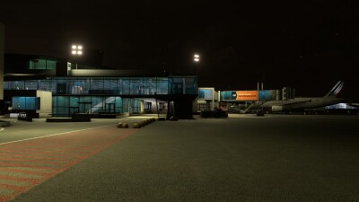 LFRS Nantes Atlantique International Airport - Microsoft Flight Simulator screenshot