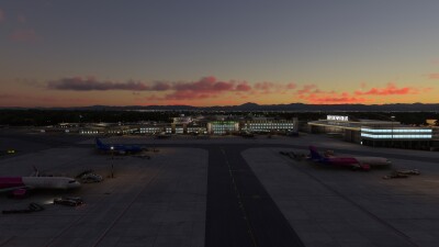 LIML Milan Linate International Airport - Microsoft Flight Simulator screenshot