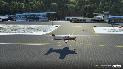 ENSD Sandane Airport - Microsoft Flight Simulator screenshot