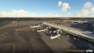 LKPR Václav Havel Airport Prague - Microsoft Flight Simulator screenshot
