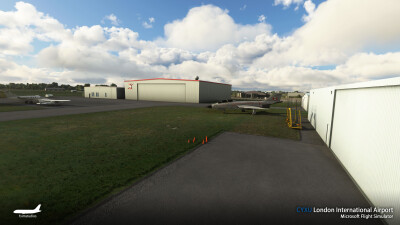 CYXU London International Airport - Microsoft Flight Simulator screenshot