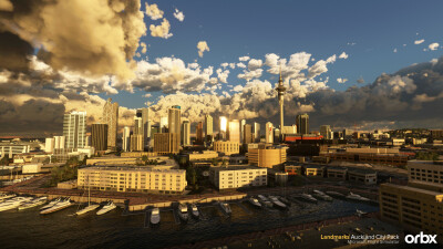 Landmarks Auckland City Pack - Microsoft Flight Simulator screenshot