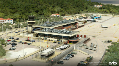 LGSK Skiathos International Airport - Microsoft Flight Simulator screenshot