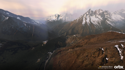 AS Himalaya and Central Asia Mesh - Microsoft Flight Simulator screenshot
