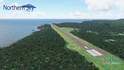 PHHN Hana Airport - Microsoft Flight Simulator screenshot