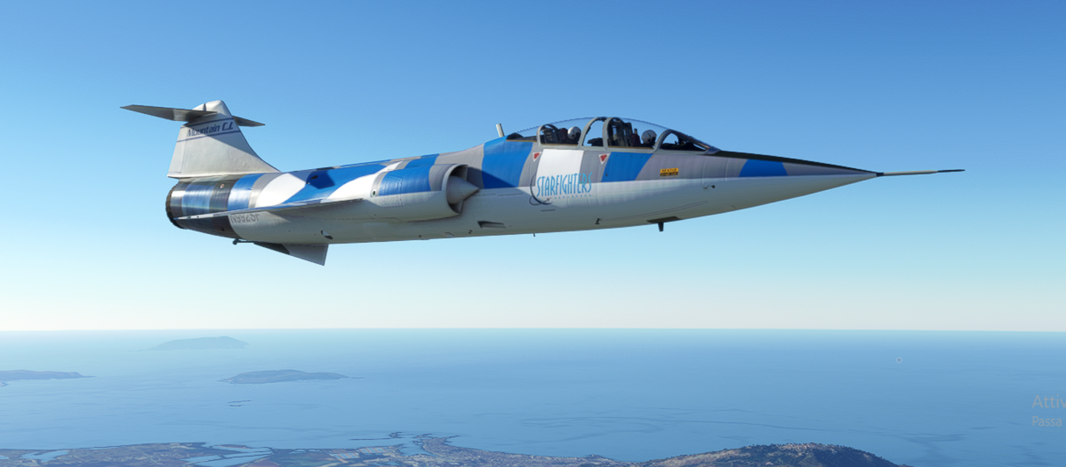TF-104 G  Starfighter - Microsoft Flight Simulator