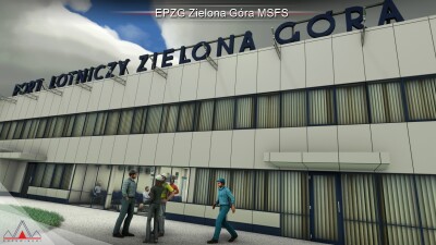 EPZG Zielona Góra Airport - Microsoft Flight Simulator screenshot