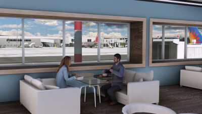 EGPF Glasgow Airport - Microsoft Flight Simulator screenshot