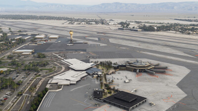 KPSP Palm Springs International Airport - Microsoft Flight Simulator screenshot