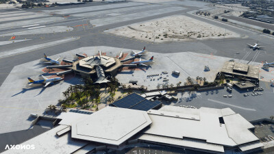 KPSP Palm Springs International Airport - Microsoft Flight Simulator screenshot