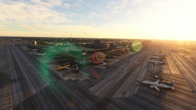 EFHK Helsinki Airport - Microsoft Flight Simulator screenshot