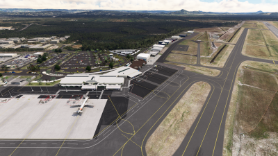 YBSU Sunshine Coast Airport V2 - Microsoft Flight Simulator screenshot
