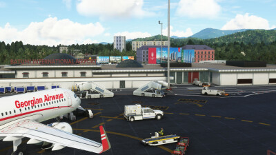 UGSB Batumi International Airport - Microsoft Flight Simulator screenshot