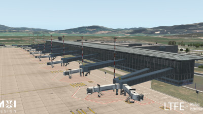 LTFE Milas–Bodrum Airport - X-Plane 11 screenshot